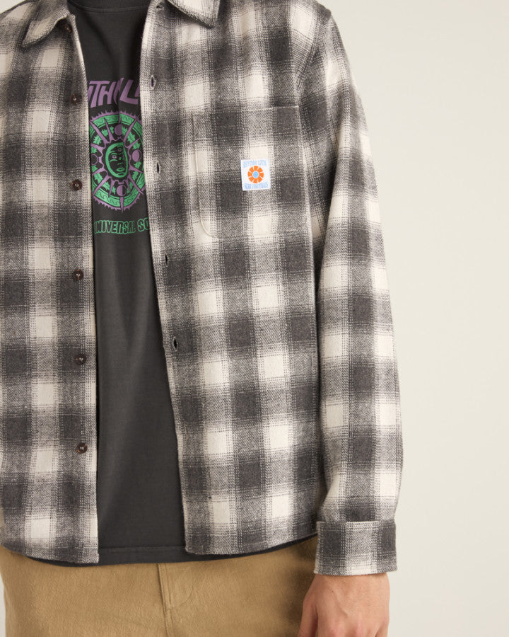 Rhythm Plaid Ls Flannel Shirt