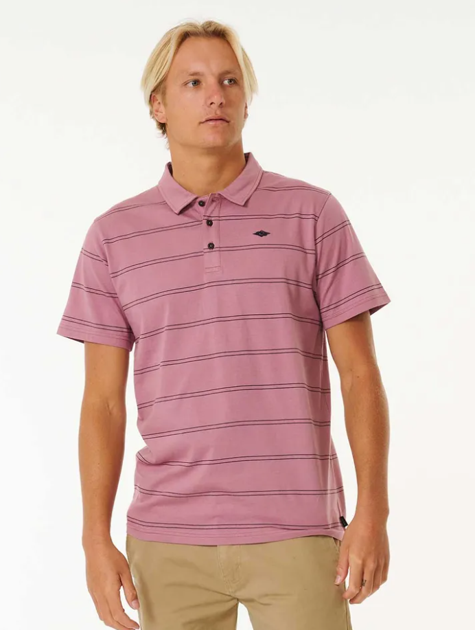 Rip Curl Plain Stripe Polo