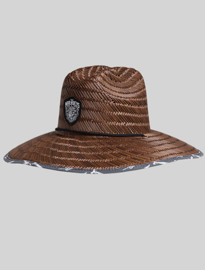 The Mad Hueys Port Side Ahoy Fkrs | Straw Hat - Brown