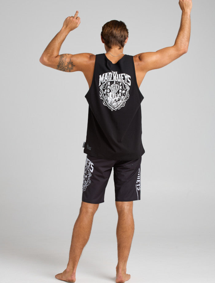 The Mad Hueys Port Side Ahoy Fkrs | Tank - Black