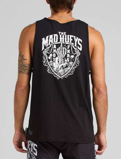 The Mad Hueys Port Side Ahoy Fkrs | Tank - Black