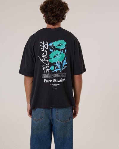 Thrills Pure Delusion Box Fit Oversize Short Tee