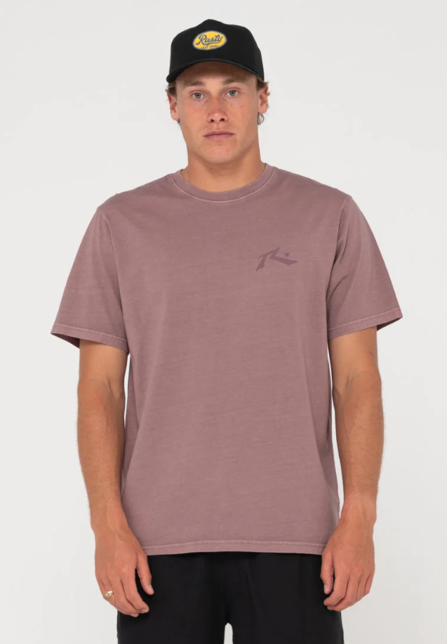 Rusty Comp Wash SS Tee Purple Rain