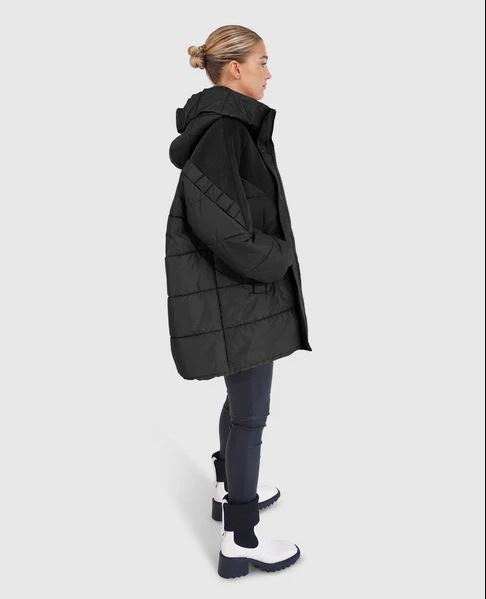 Belle &amp; Bloom Say It Again Quilted Jacket Black