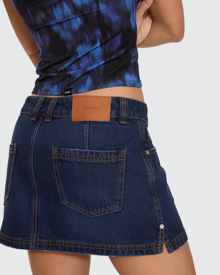 Thrills Ramona Mid Rise Micro Skirt