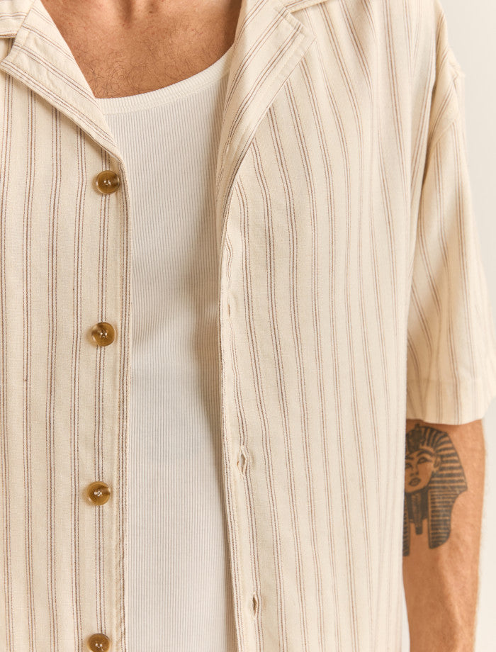 Rhythm Relaxed Stripe SS Shirt