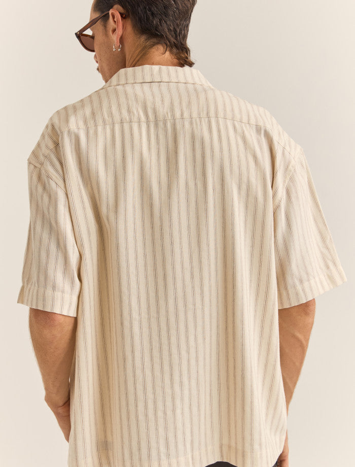 Rhythm Relaxed Stripe SS Shirt