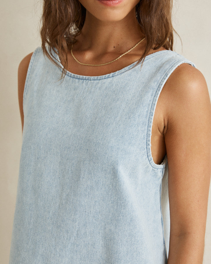 Rhythm Riley Denim Mini Dress