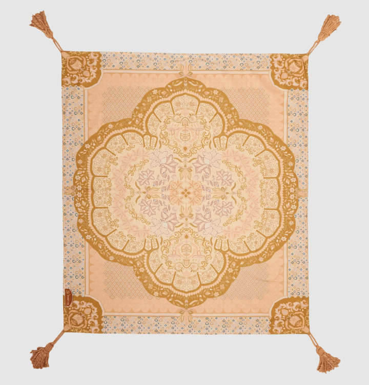 Wandering Folk Wild Peach Picnic Rug