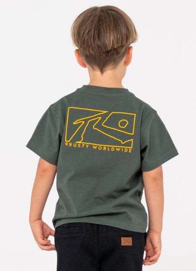 Rusty Boxed Out SS Tee Runts