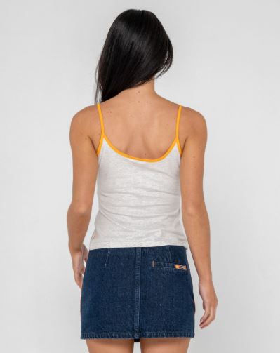 Rusty Tank Girl Contrast Staple Singlet