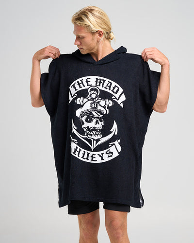 Mad Hueys Sailor Anchor Hooded Towel