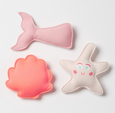 Sunny Life Melody the Mermaid Dive Buddies Neon Strawberry Set of 3