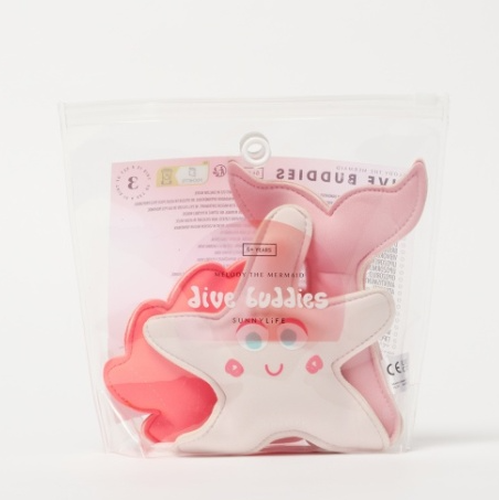 Sunny Life Melody the Mermaid Dive Buddies Neon Strawberry Set of 3