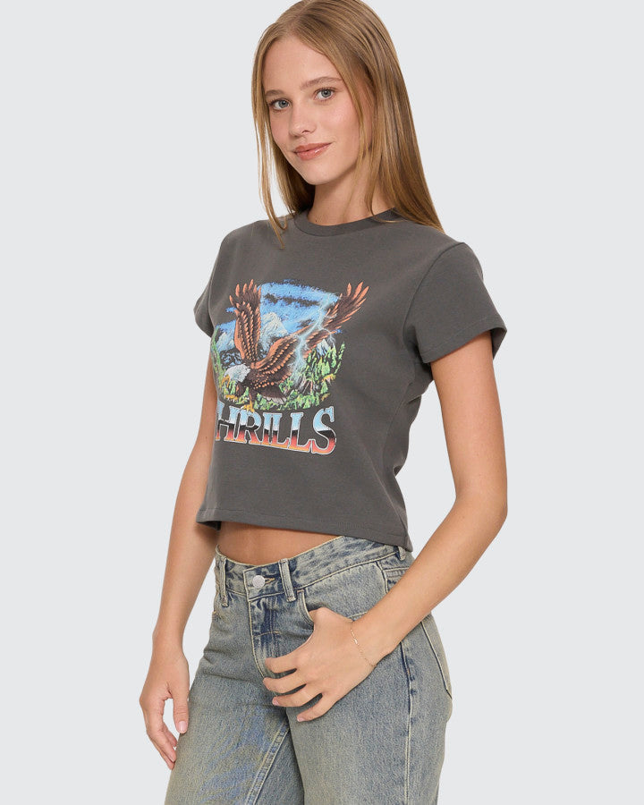 Thrills Seen &amp; Heard Mini Tee - Merch Black