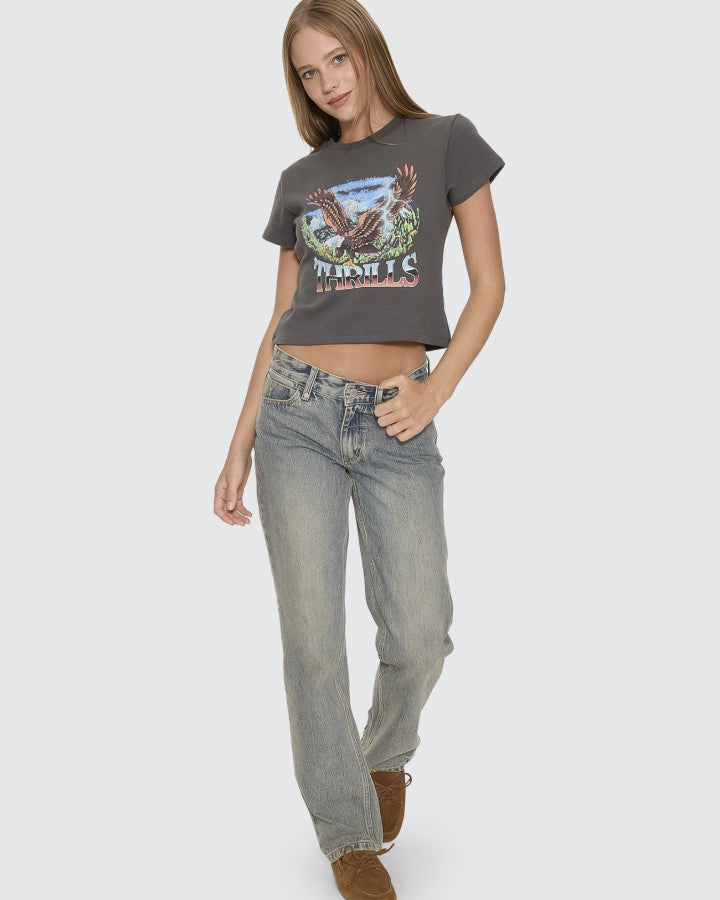 Thrills Seen &amp; Heard Mini Tee - Merch Black