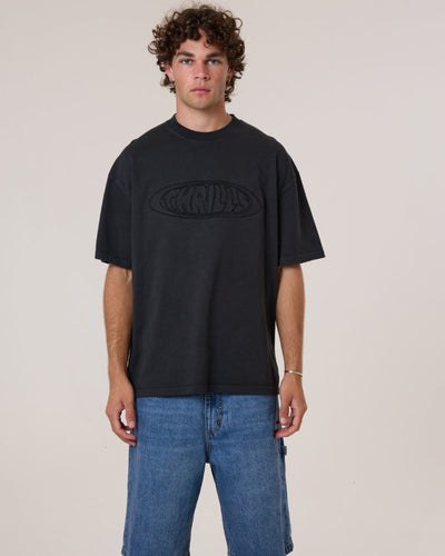 Thrills Shadowless Embro Oversize Box Fit Tee