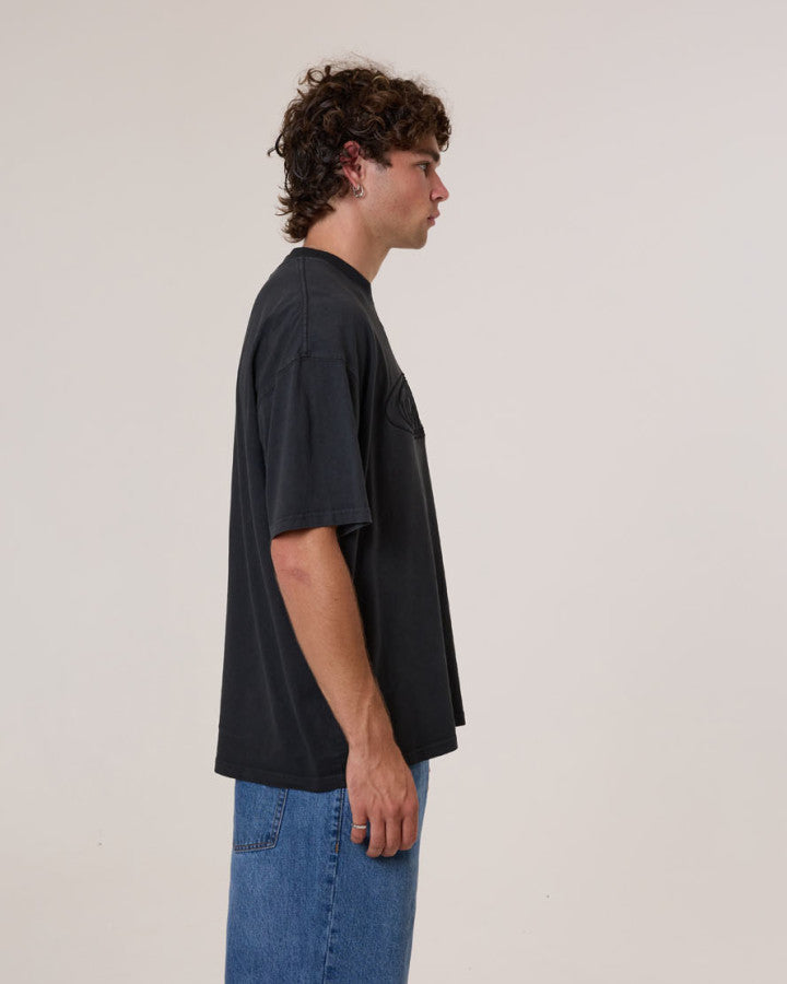 Thrills Shadowless Embro Oversize Box Fit Tee