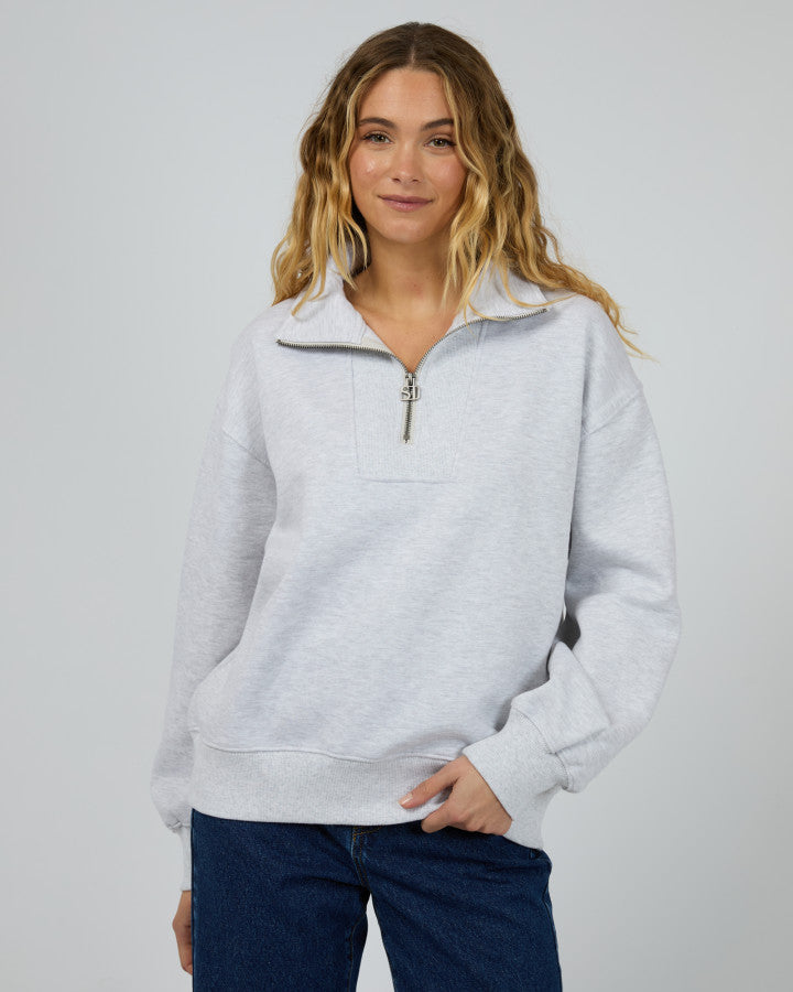 Silent Theory Silent Luxe Quater Zip Crew