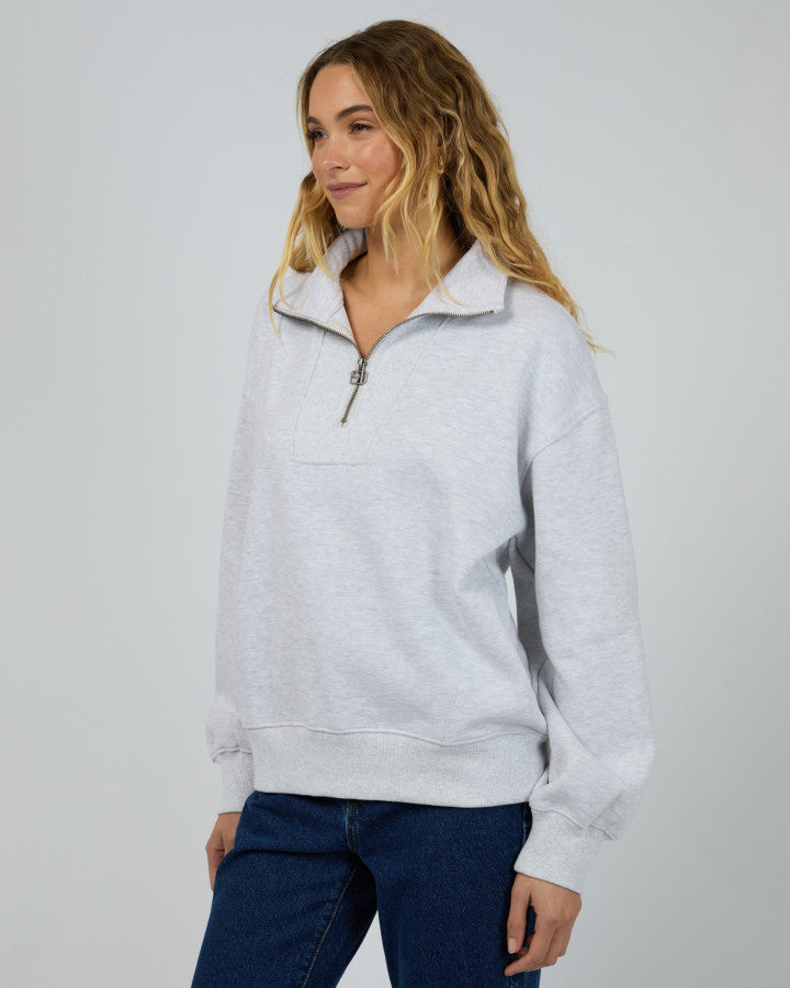 Silent Theory Silent Luxe Quater Zip Crew