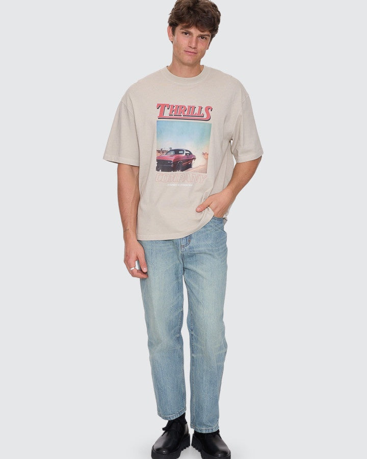 Thrills Skerrt Box Fit Oversize Cropped Tee