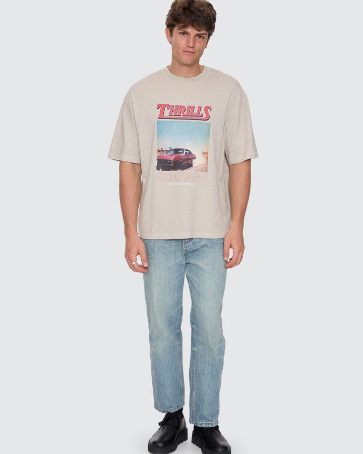 Thrills Skerrt Box Fit Oversize Cropped Tee