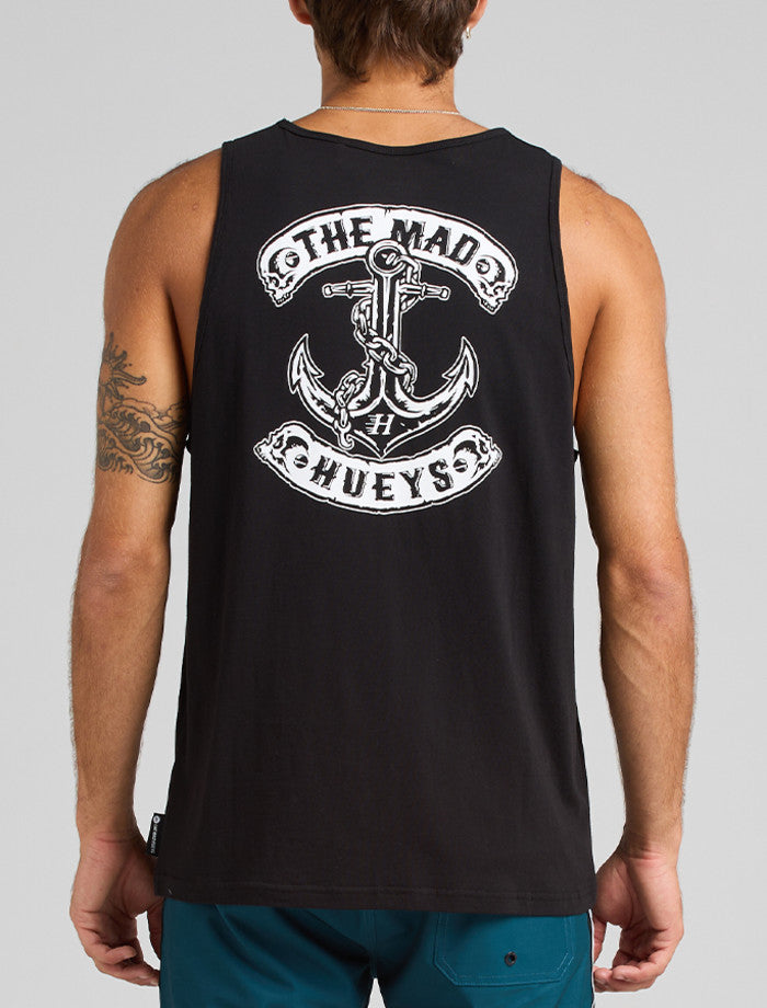 The Mad Hueys Skull Anchor | Tank - Black