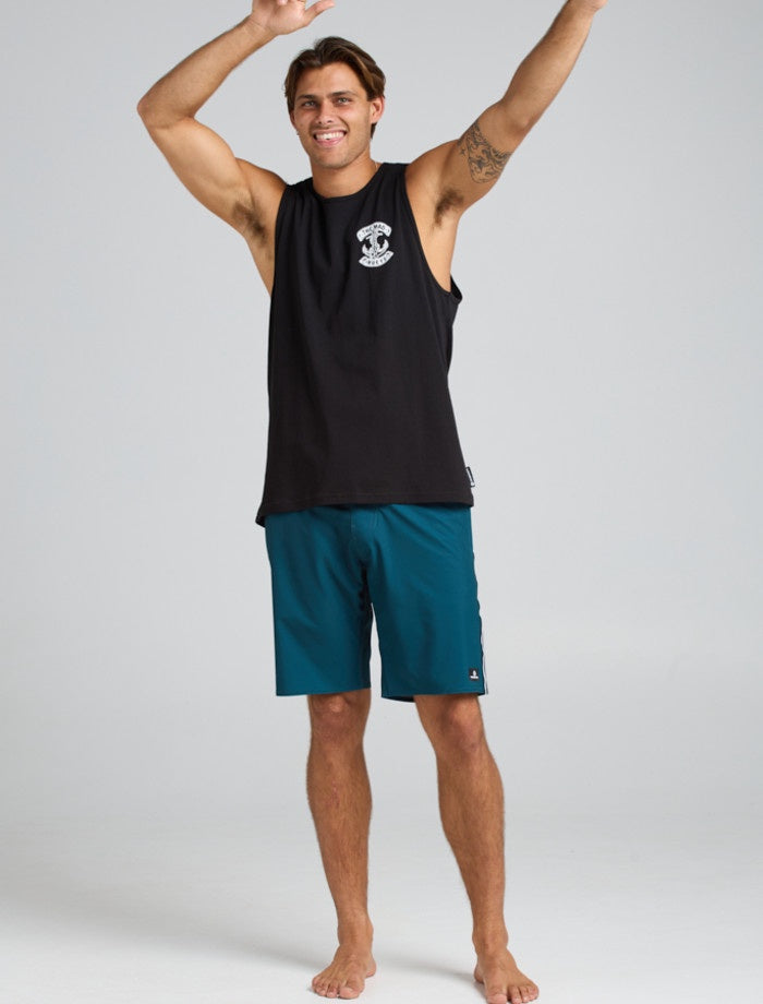 The Mad Hueys Skull Anchor | Tank - Black