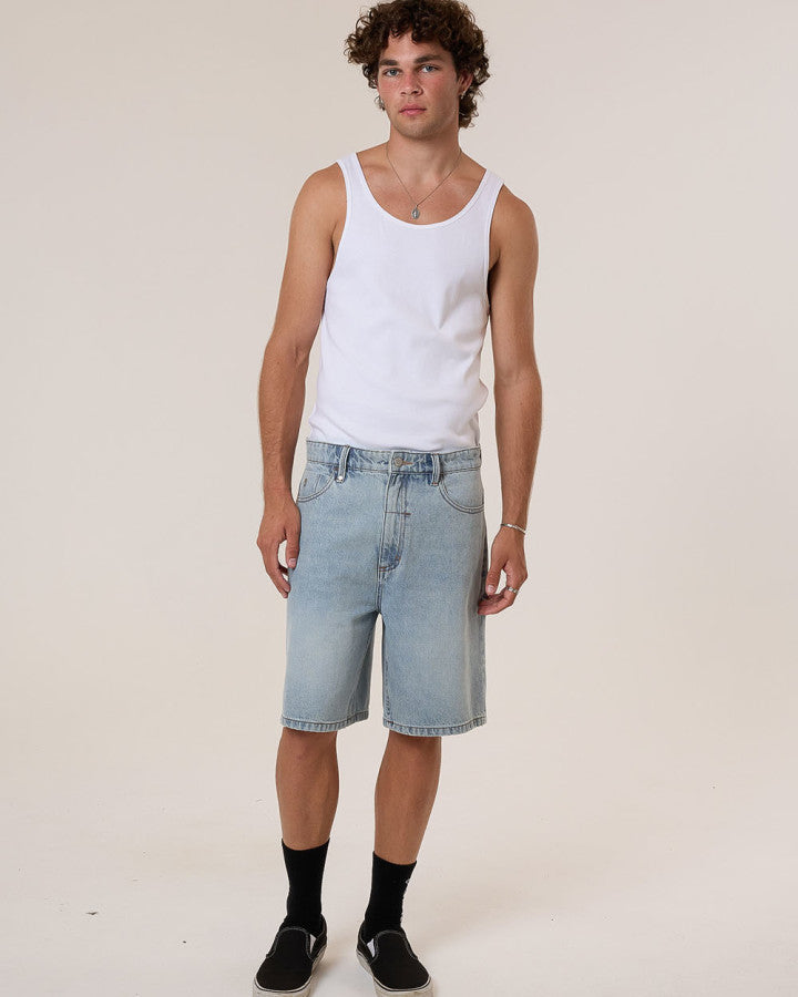 Thrills Slacker Denim Short - Dusk