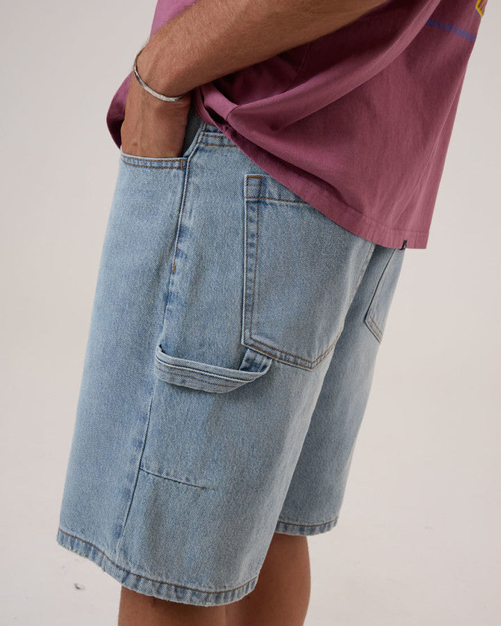 Thrills Slacker Denim Short - Dusk