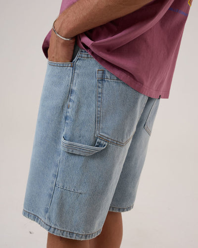Thrills Slacker Denim Short - Dusk