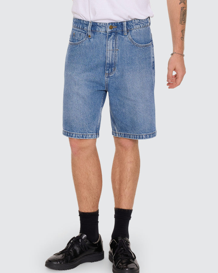 Thrills Slacker Relaxed Denim Short - Faded