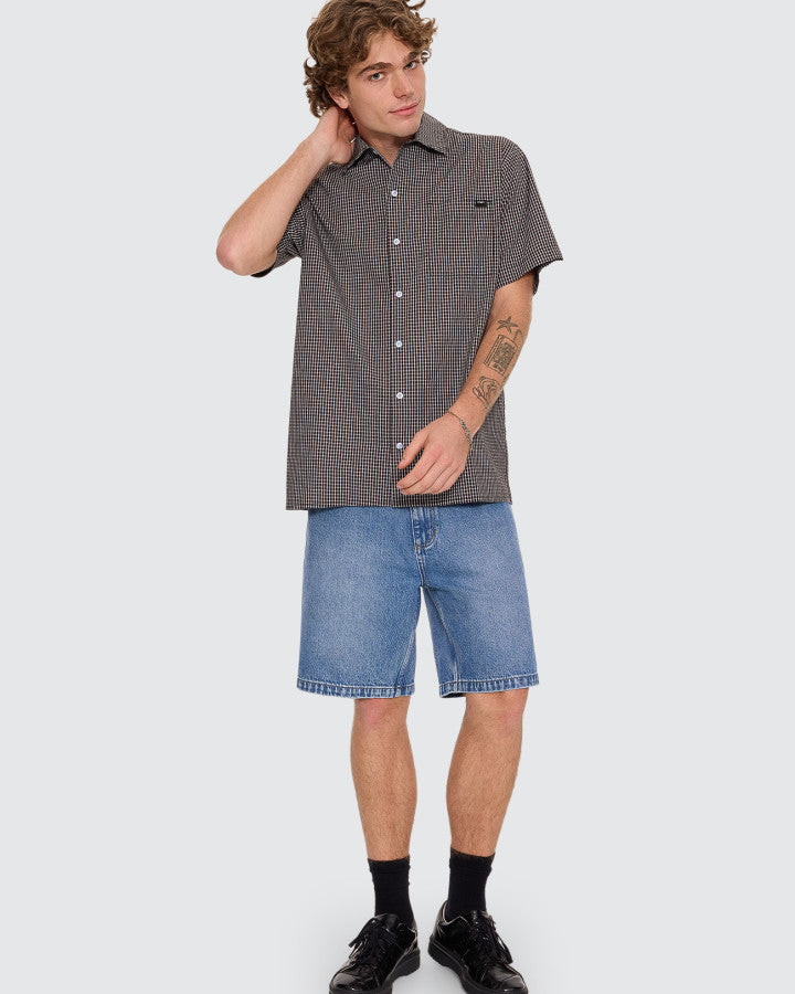 Thrills Slacker Relaxed Denim Short - Faded