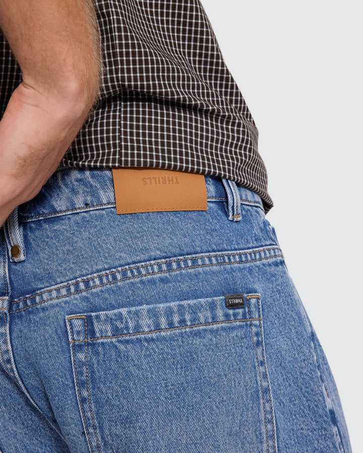 Thrills Slacker Relaxed Denim Short - Faded