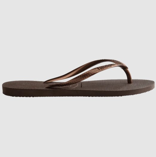 Havaianas Slim Metallic Dark Brown