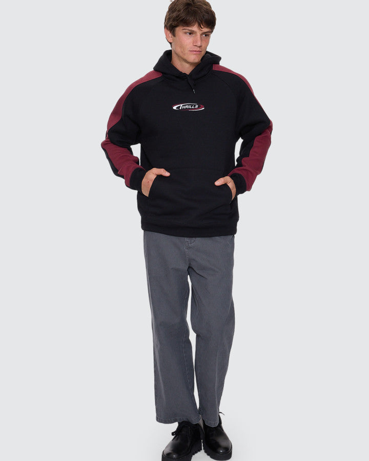 Thrills Spectral Raglan Panel Cropped Hood