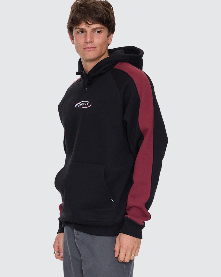 Thrills Spectral Raglan Panel Cropped Hood