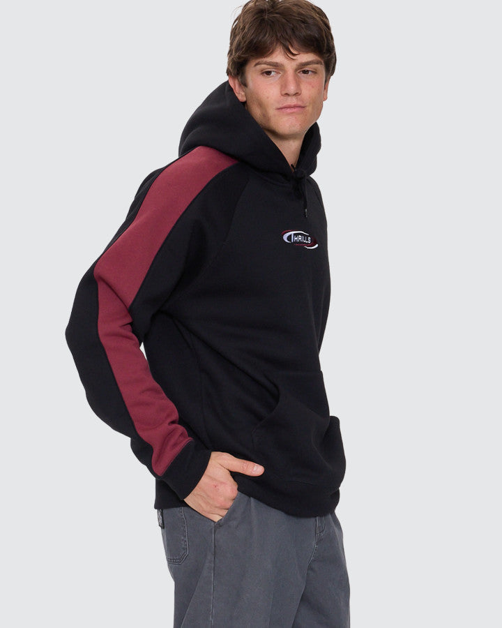 Thrills Spectral Raglan Panel Cropped Hood