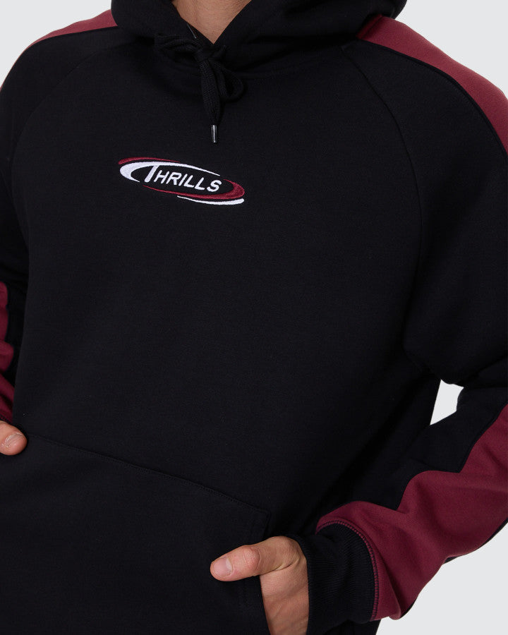 Thrills Spectral Raglan Panel Cropped Hood