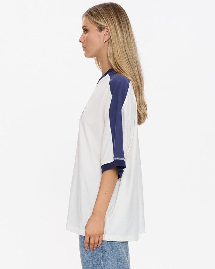 Thrills Speed Kills V-Neck Oversized Tee