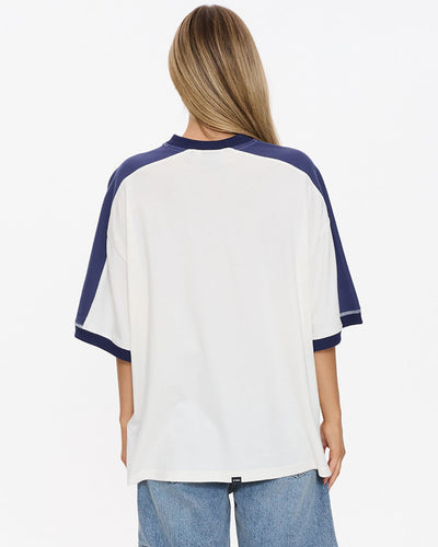 Thrills Speed Kills V-Neck Oversized Tee
