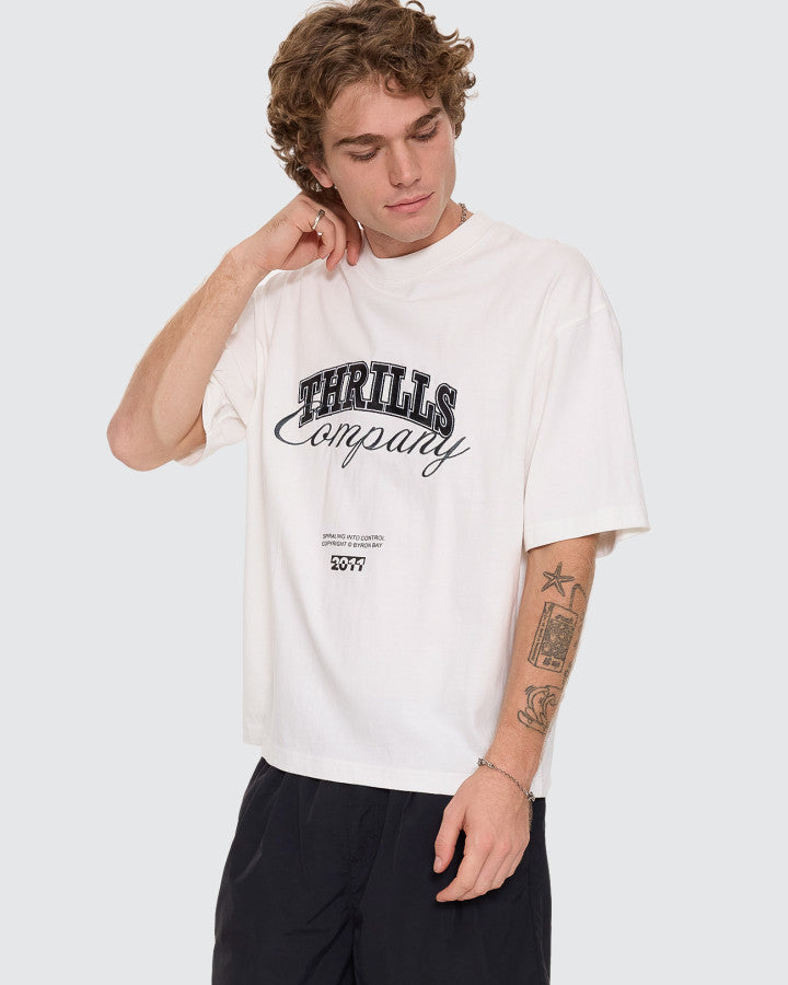 Thrills Spiraling Box Crop Tee