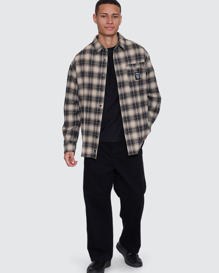 Thrills Stagger Barrio Long Sleeve Flannel Shirt