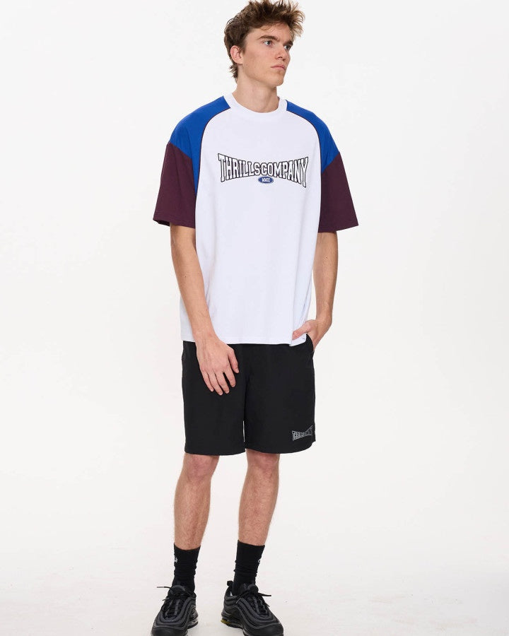 Thrills Stakes Are High Box Fit Oversize Tee