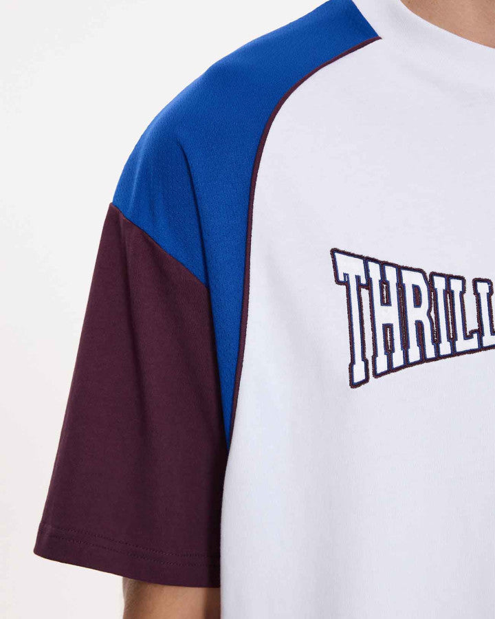 Thrills Stakes Are High Box Fit Oversize Tee