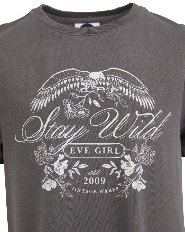 Eve Girl Stay Wild Tee Dress (Size 8-16)