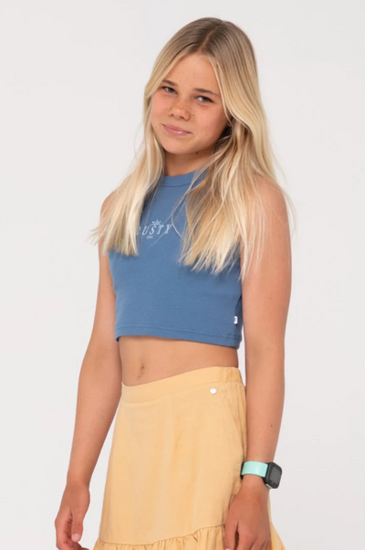 Rusty Rusty Sunrise Racer Tank Girls