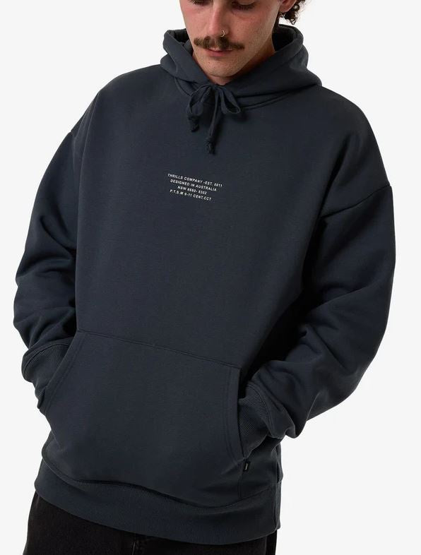Thrills New Issue Slouch Pull On Hood - Petrol