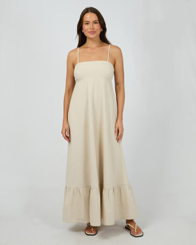 Silent Theory Tallow Tiered Maxi Dress