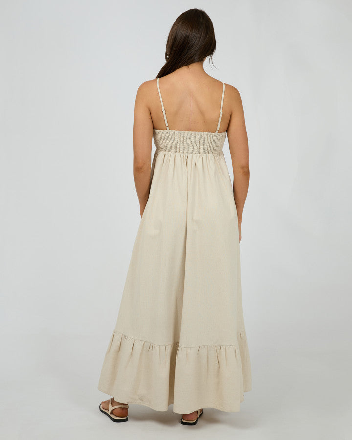 Silent Theory Tallow Tiered Maxi Dress